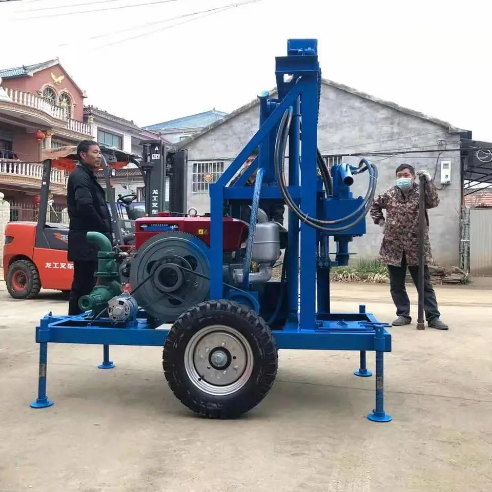 150m Portable Borehole Drilling Machine with 22 HP Diesel hydraulic Engine (imported seafreight) ex vat