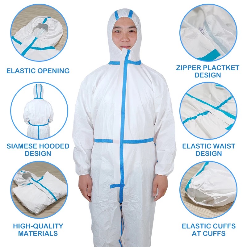 Reusable Type 5/6 Hazmat Suits With Boots (imported MOQ 50,000pcs) ex vat