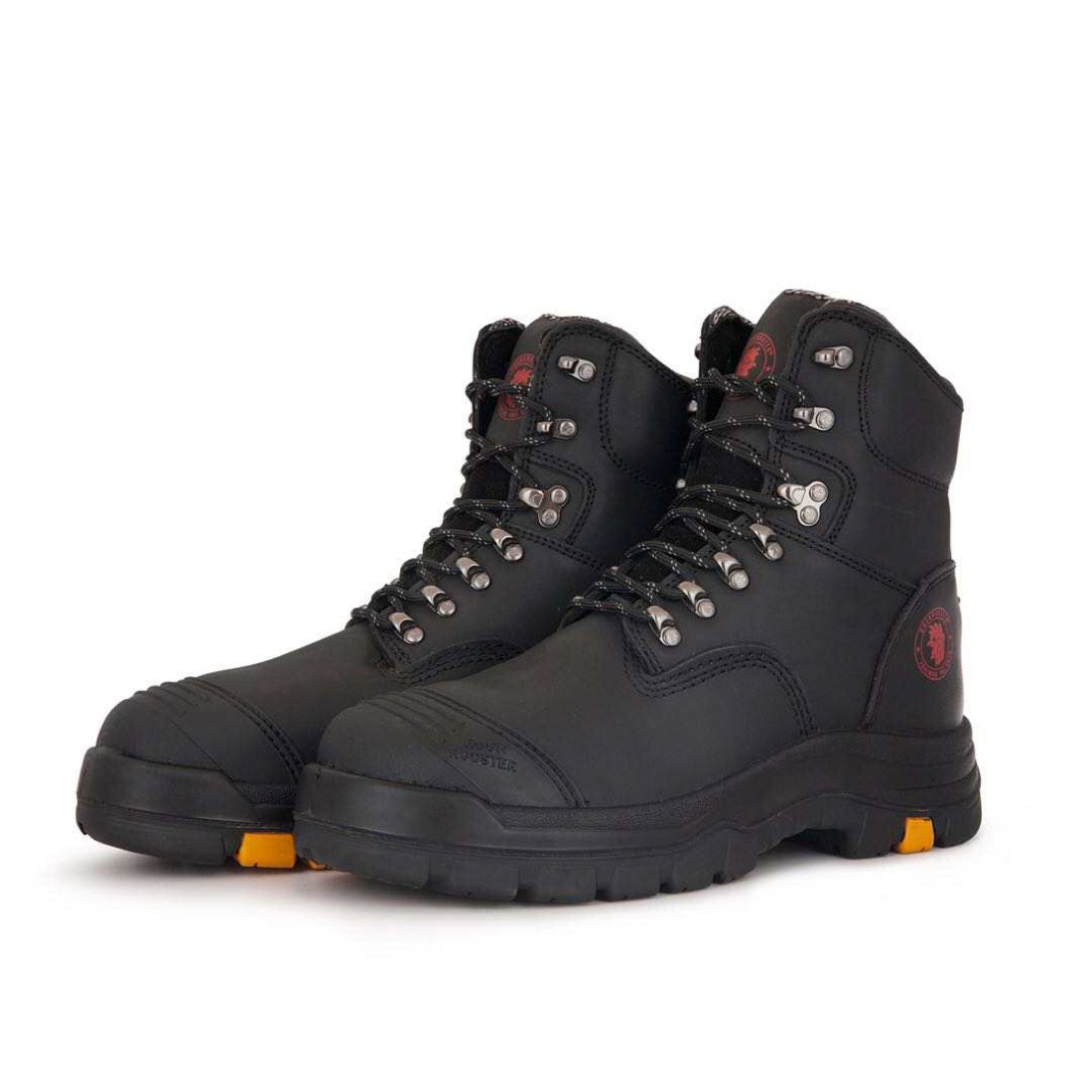 Genuine Leather Waterproof Safety Boots (Black) ex vat