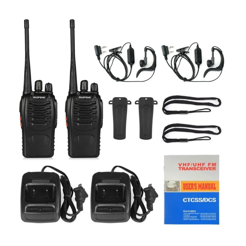 Baofeng BF-888S single band Ham uhf radio handheld walkie talkie with earphones (imported airfreight)