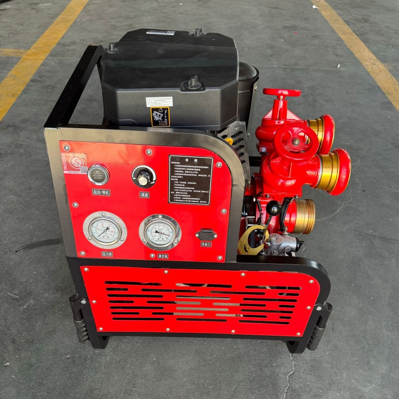 Imported 37hp High Pressure Portable Double Outlet Fire Fighting Pump, Gasoline/Diesel Engine Driven (ex vat)