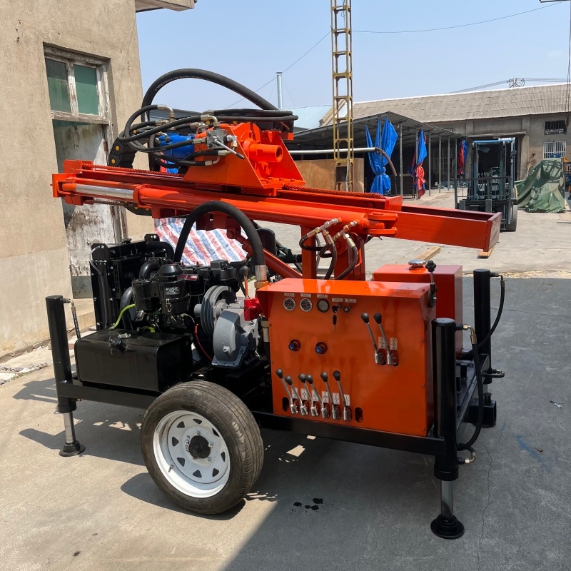 2026 100m 200m 300m On Wheels Hydraulic Water Well Drilling Rig Machines ex vat (Request a Quotation)