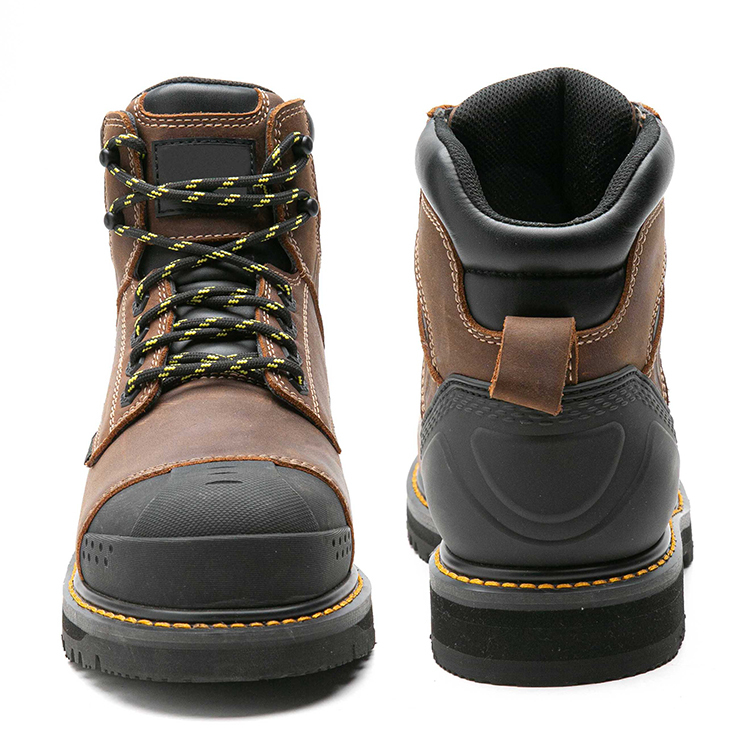 Imported Waterproof Winter Steel Toe Wellington Construction Protective Work Western Boot with Safety Features (ex vat)