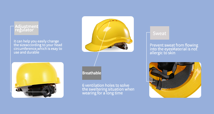 Construction safetywear industrial safety helmet (imported in bulk)