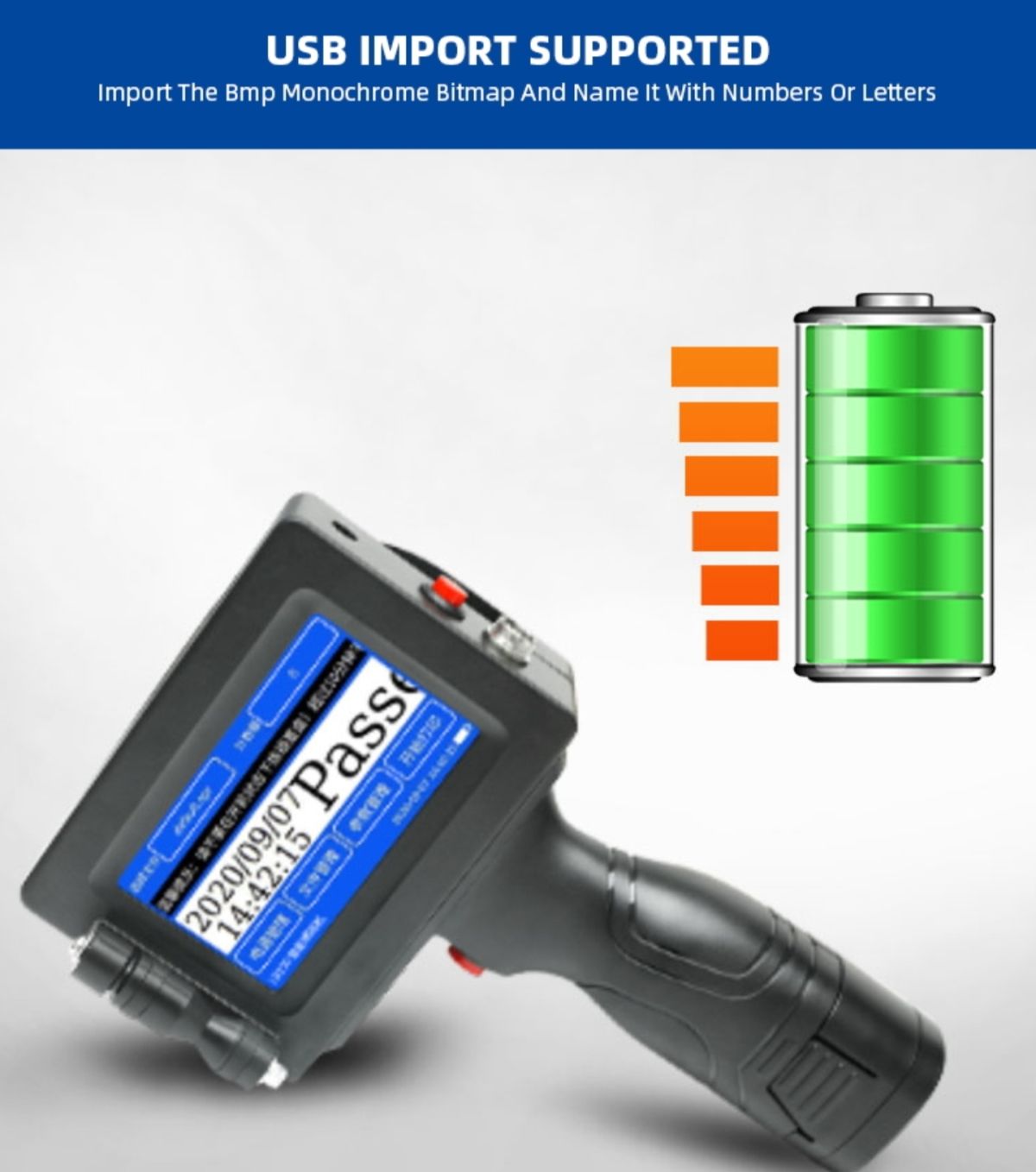 Hp T60 Personalised Automatic Inkjet handheld QR-Barcode Printer (imported airfreight